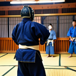 **Image Prompt 1: The Electrifying Return**
    A Kendo practitioner in full bogu (protective gear), stands amidst the intense, charged atmosphere of a Kendo dojo during a competition. The air is thick with palpable tension, sweat glistens on their skin, and the scene is filled with the blur of motion, the echoing thunder of kiai shouts, and the dull thud of shinai hitting the floor. Their eyes, visible through the men, are wide with a mix of exhilarating focus, pre-match anxiety, and the raw sensation of being utterly alive. Dramatic, almost cinematic lighting, emphasizes the individual amidst the chaos, conveying a heightened sense of all senses being acutely alert in a critical moment.